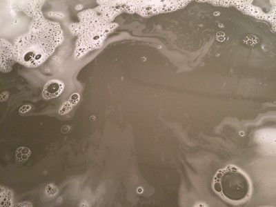 風呂釜配管内の汚れ