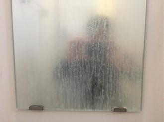 京都府長岡京市でハウスクリーニング|お風呂の鏡のウロコとりをしてきました